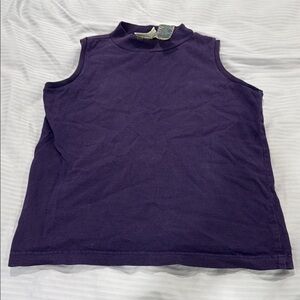 Purple Sleeveless Top